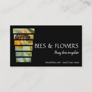 Flowers Spring Photography Bee Business Card