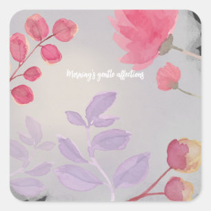 Flowers Square Sticker
