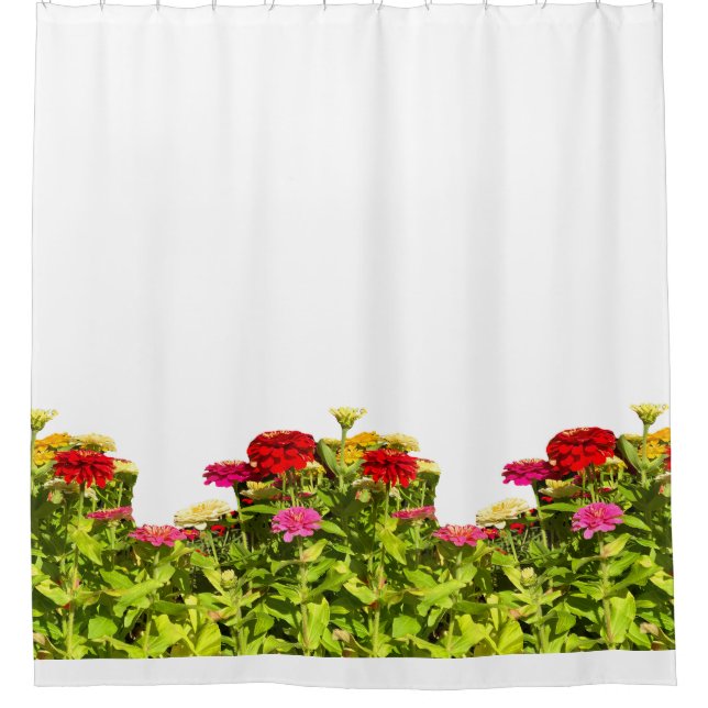 Flowers Standing Tall Shower Curtain (Front)