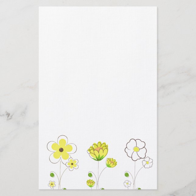 Flowers Stationery (Front)