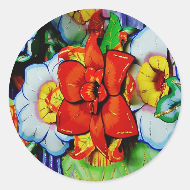 Flowers Stickers Bright and Beautiful! (Front)
