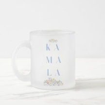 Flowers. Subtle. Kamala Harris