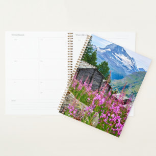 Flowers Summer Matterhorn Switzerland Planner