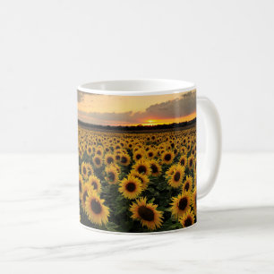 Flowers   Sunflower Field Coffee Mug