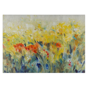 Flowers Sway II Cutting Board