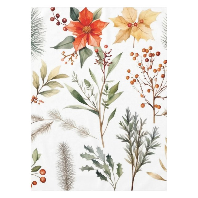 "Flowers" Tablecloth (Front)