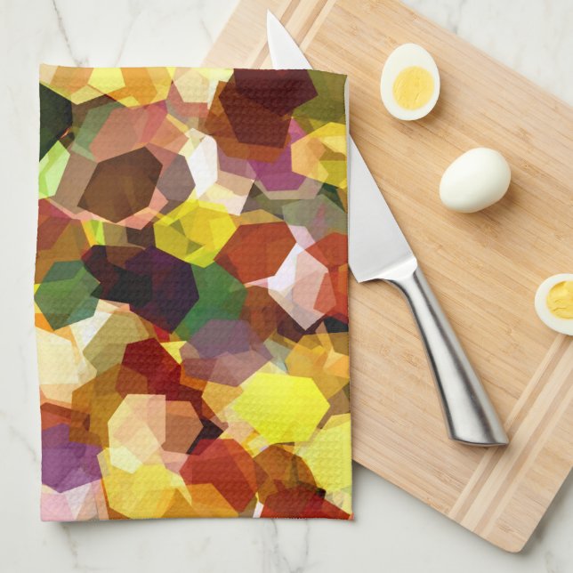 FLOWERS TEA TOWEL (Quarter Fold)