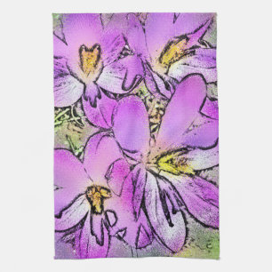 FLOWERS TEA TOWEL