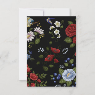 Flowers Thank You Card