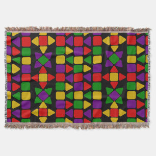 Flowers throw blanket