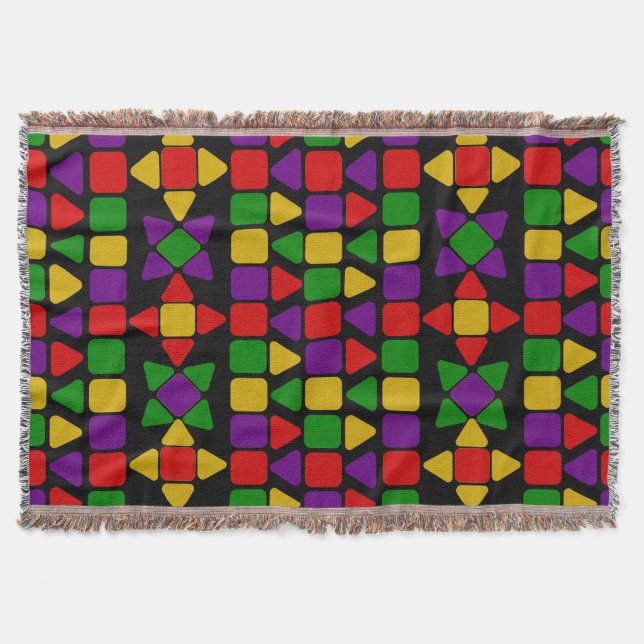 Flowers  throw blanket (Front)