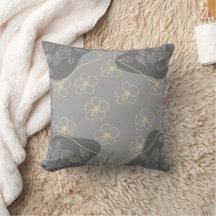Flowers Throw Pillow
