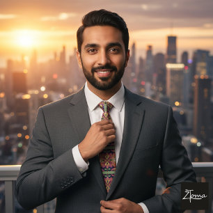 flowers tie