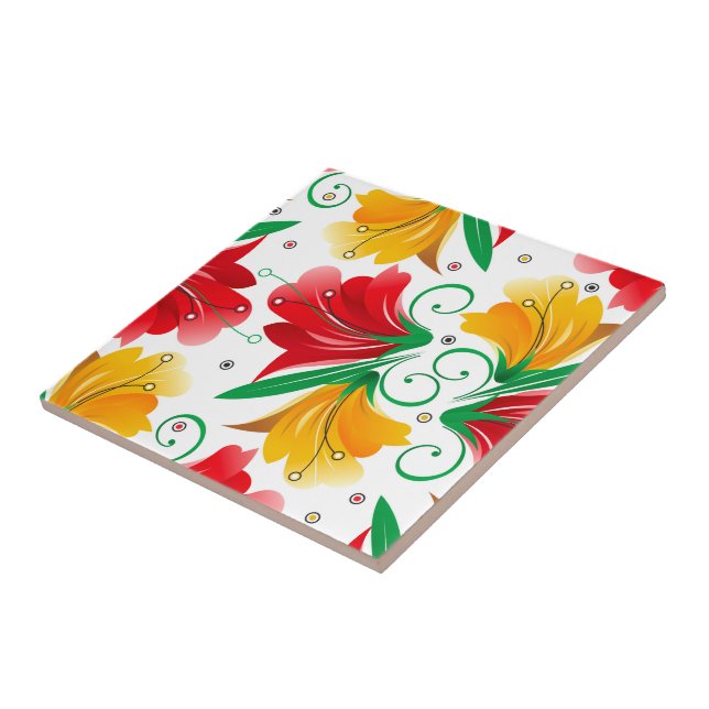 Flowers Tile (Side)