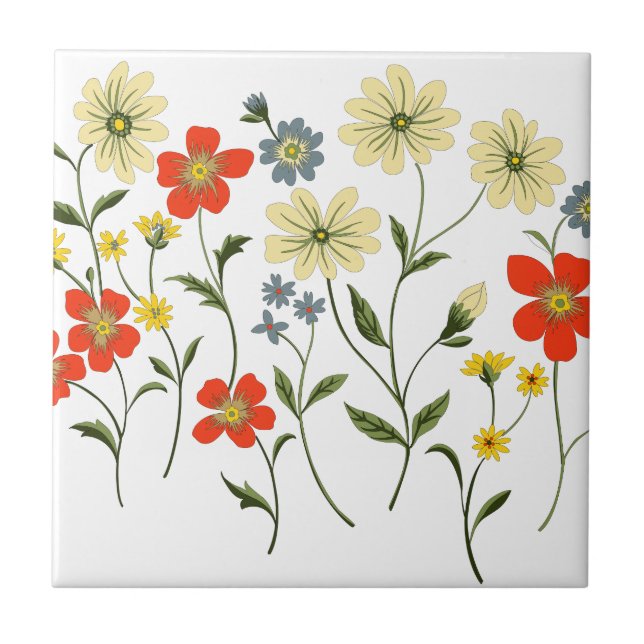 flowers tile (Front)