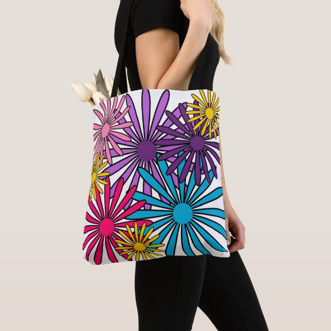 Flowers  tote bag (Close Up)