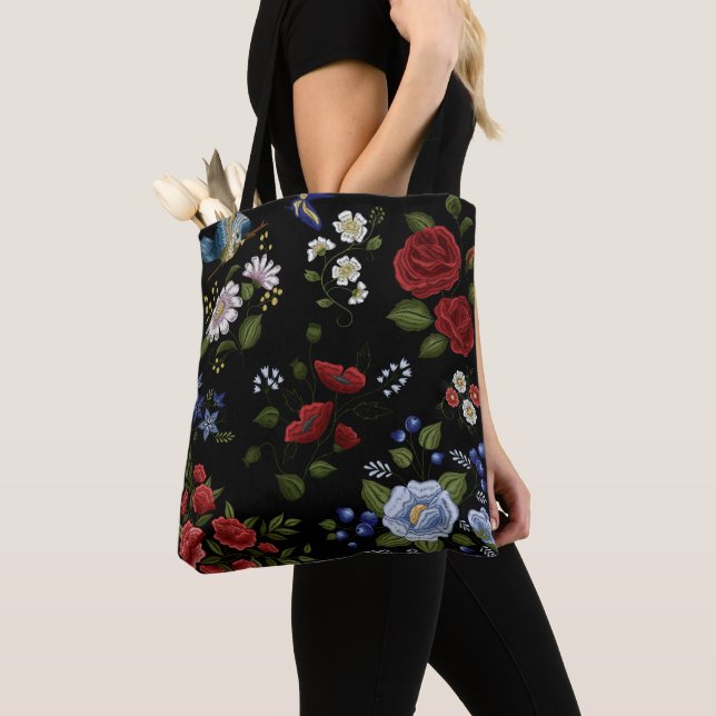 Flowers Tote Bag (Close Up)