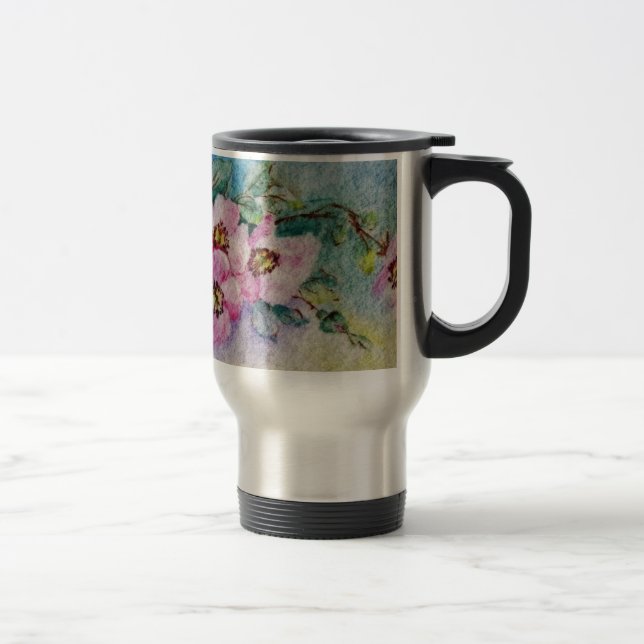 Flowers Travel Mug (Right)