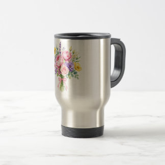 Flowers Travel Mug