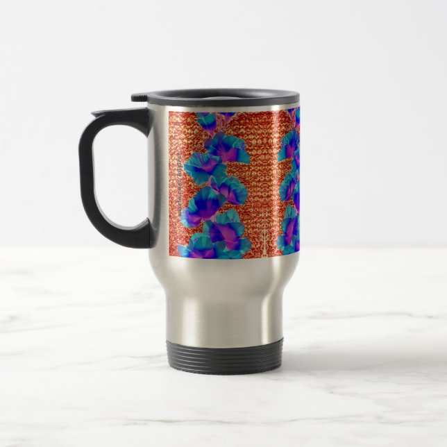 Flowers Travel Mug (Left)