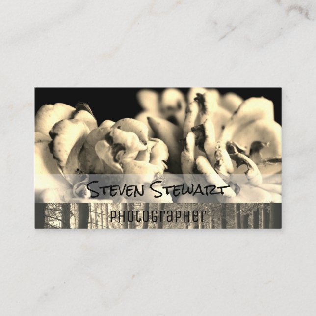 Flowers | Trees | Outdoor Photography Business Card (Front)