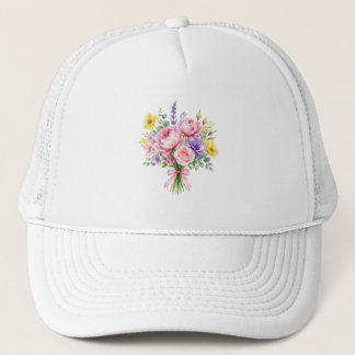 Flowers Trucker Hat