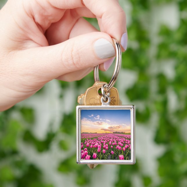 Flowers | Tulips South Holland, Netherlands Key Ring (Hand)