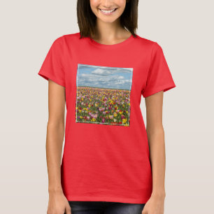 Flowers Tulips Willamette Valley Oregon T-Shirt