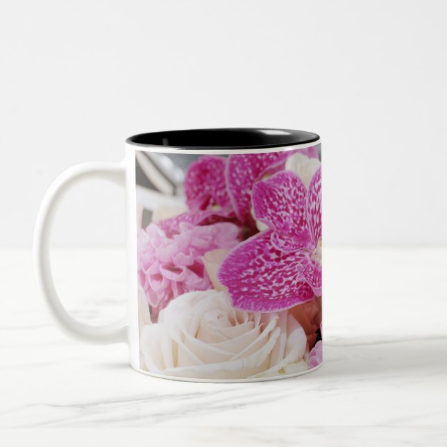 Flowers    Two-Tone coffee mug (Left)