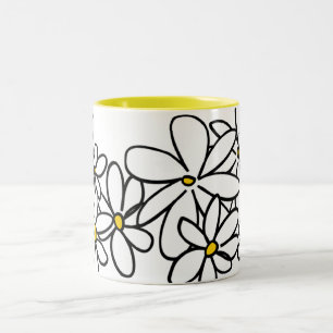 Flowers Two-Tone Coffee Mug