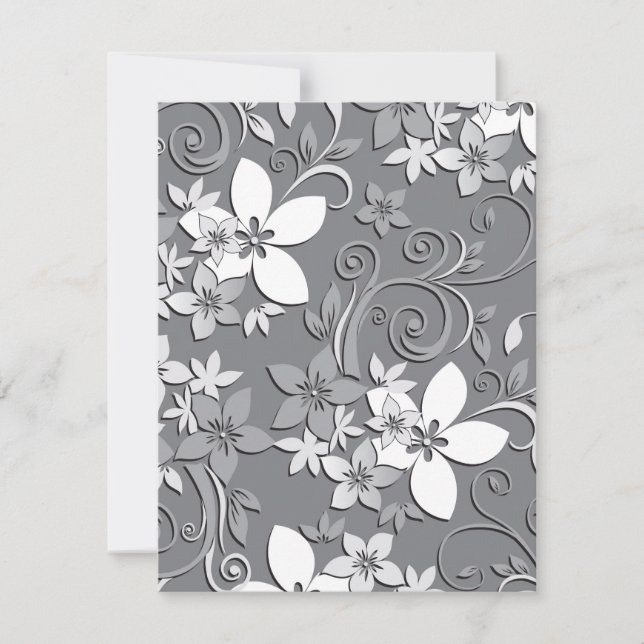 Flowers wall paper 2 card (Front)