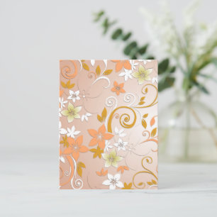 Flowers wall paper 8 holiday postcard