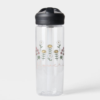 Flowers Water Bottle