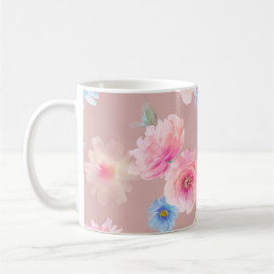 Flowers watercolor illustration. Big Set watercolo Coffee Mug