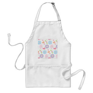 Flowers-Watercolor Soft Pink Elegant Standard Apron