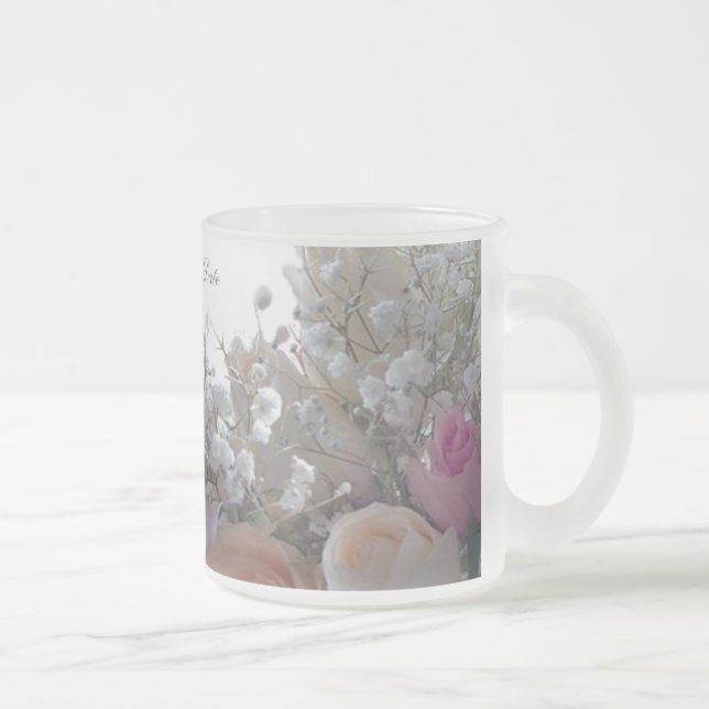 Flowers Wedding Favour Mug (Right)