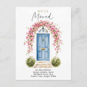 Flowers Welcome Home New Address Postcard