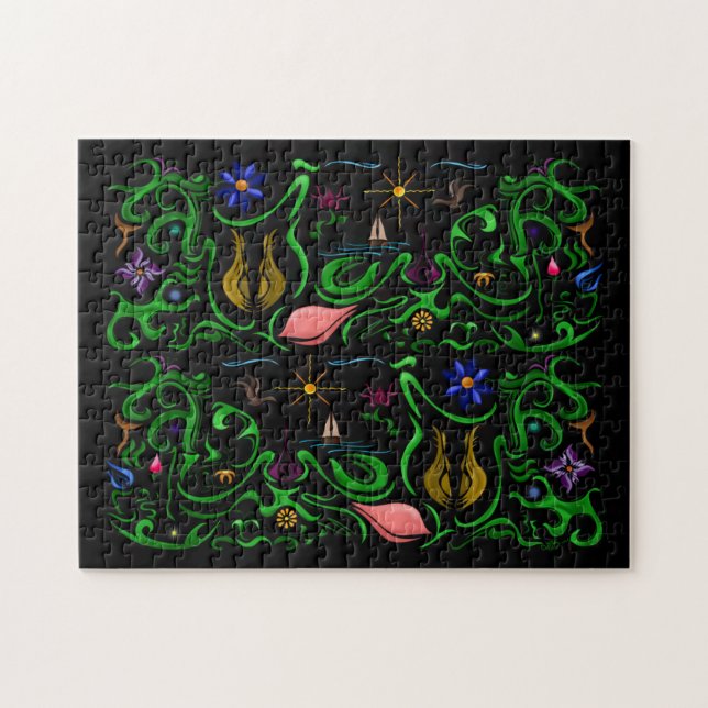 Flowers & Whims~centrality Jigsaw Puzzle (Horizontal)