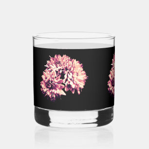 Flowers Whiskey Glass