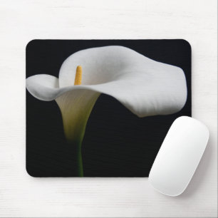 Flowers White Calla Lily Mouse Mat