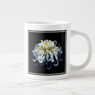 Flowers   White Chrysanthemum Large Coffee Mug