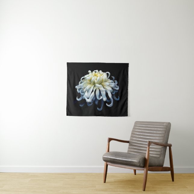 Flowers | White Chrysanthemum Tapestry (In Situ (Horizontal))