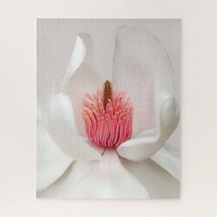 Flowers White Magnolia Jigsaw Puzzle