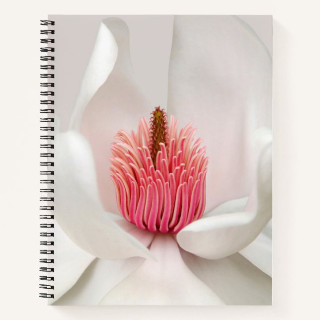 Flowers | White Magnolia Notebook (Front)