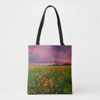 Flowers | Wildflower Field Snowcapped Mountains