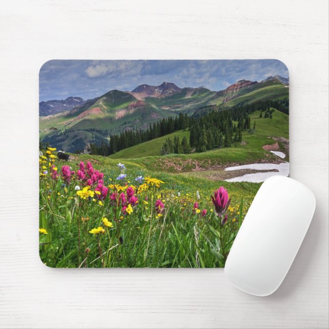 Flowers | Wildflowers Durango, Colorado Mouse Mat (With Mouse)