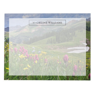 Flowers   Wildflowers Durango, Colorado Notepad