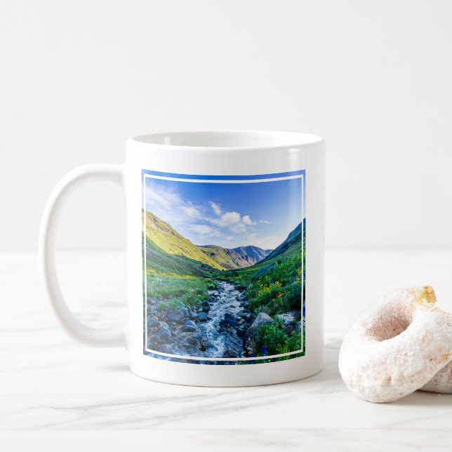 Flowers | Wildflowers in Colorado Coffee Mug (With Donut)