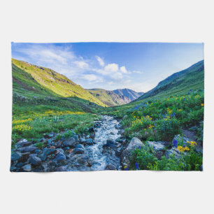 Flowers   Wildflowers in Colorado Tea Towel