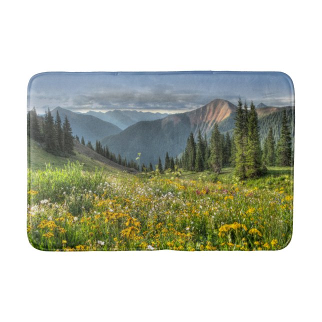 Flowers | Wildflowers Silverton Colorado Bath Mat (Front)